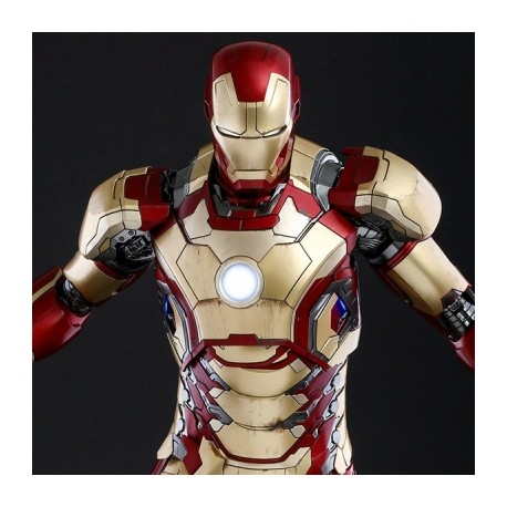 Iron Man Mark XLV  Escala 1/4 por Hot Toys-JuguetesMeteorito-Iron Man Mark XLV  Escala 1/4 p