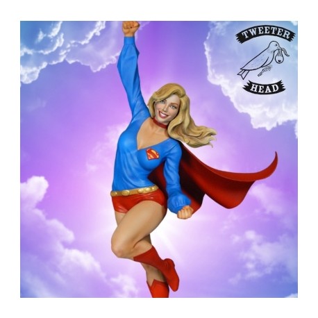 Supergirl DC Comics Maquette por Tweeterhead Sideshow-JuguetesMeteorito-Supergirl DC Comics Maquette po