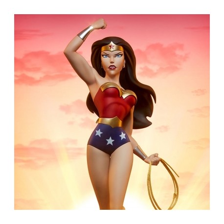 Wonder Woman Animated Series Sideshow Statue-JuguetesMeteorito-Wonder Woman Animated Series Si