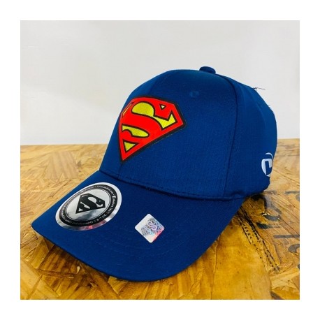 Gorra Superman Logo Clasico Azul Marino-JuguetesMeteorito-Gorra Superman Logo Clasico Azu