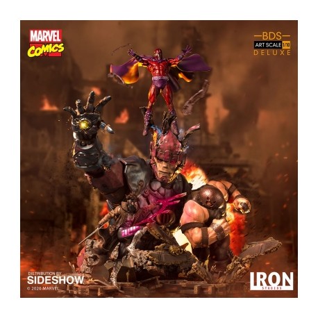 Marvel X-Men vs Sentinel 2 Maquette Statue Art Deluxe Iron Studios-JuguetesMeteorito-Marvel X-Men vs Sentinel #2 Maq