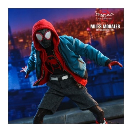 Miles Morales de Spider-Man Spider-Verse Escala 1/6 Hot Toys-JuguetesMeteorito-Miles Morales de Spider-Man Spi