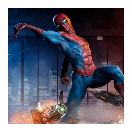 Spider-Man Marvel Polystone Premium Format Sideshow-JuguetesMeteorito-Spider-Man Marvel Polystone Pre