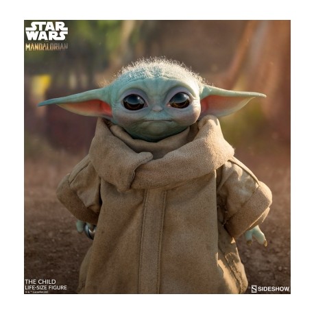 Baby Yoda (bebe) Mandalorian Star Wars Life Size Sideshow-JuguetesMeteorito-Baby Yoda (bebe) Mandalorian St