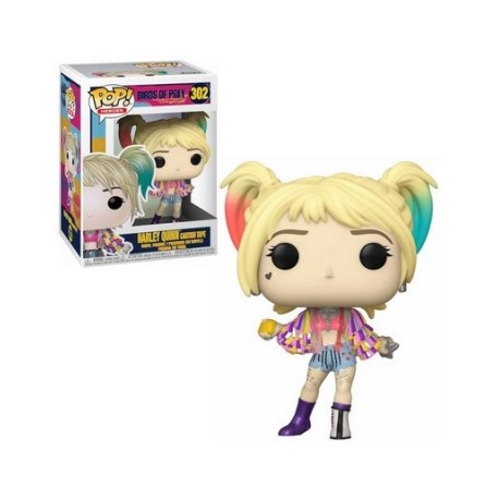 Harley Quinn (Caution Tape): Aves de presa - DC Comics Funko Pop!-JuguetesMeteorito-Harley Quinn (Caution Tape): Av