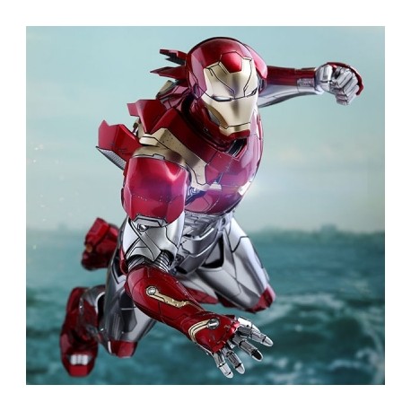 Iron Man Mark XLVII Spider-Man Homecoming Hot Toys (reedición)-JuguetesMeteorito-Iron Man Mark XLVII Spider-Man 