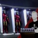 Set de 7 Armaduras de Iron Man Miniaturas con Hall of Armor led Exclusivas SDCC Hot Toys-JuguetesMeteorito-Set de 7 Armaduras de