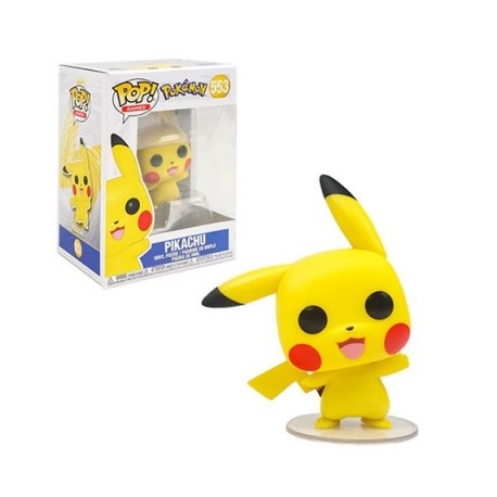 Pikachu Waving de Pokemon por Funko Pop-JuguetesMeteorito-Pikachu Waving de Pokemon por F