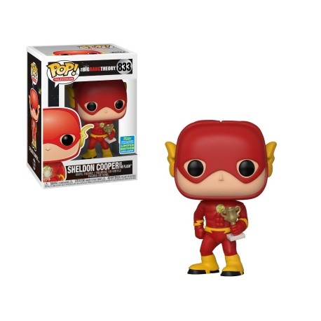 Sheldon Cooper as The Flash Funko Pop Exclusive Comic Con-JuguetesMeteorito-Sheldon Cooper as The Flash Fun