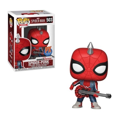 Spider-Punk de Spider-Man Game Verse PX Exclusive Funko Pop-JuguetesMeteorito-Spider-Punk de Spider-Man Game 