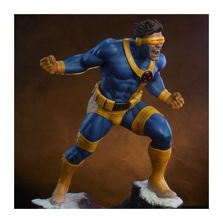 Cyclops o Ciclope de X-Men Marvel Premium Format por Sideshow-JuguetesMeteorito-Cyclops o Ciclope de X-Men Marv