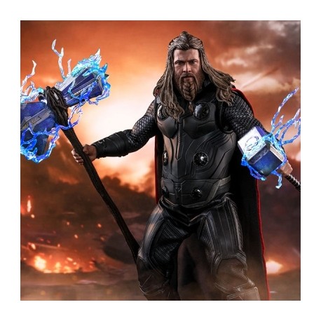 Thor de Avengers Endgame Escala 1:6 por Hot Toys-JuguetesMeteorito-Thor de Avengers Endgame Escala