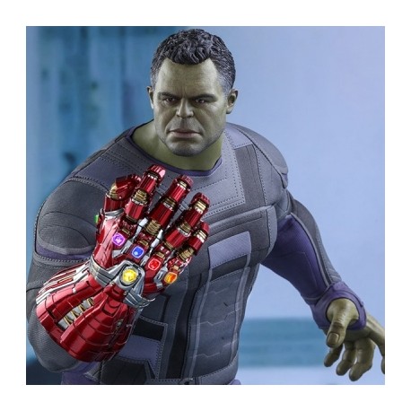 Hulk con Guante de Avengers Endgame Escala 1:6 por Hot Toys-JuguetesMeteorito-Hulk con Guante de Avengers End