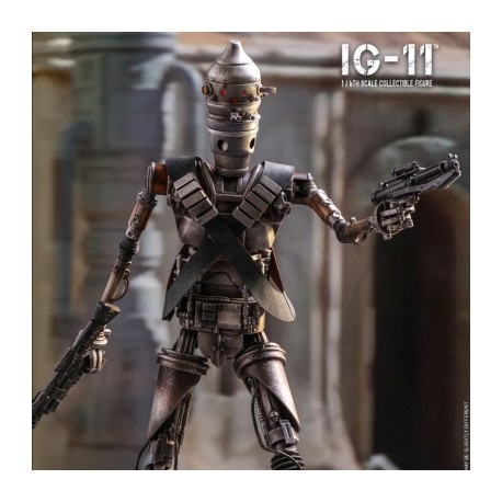 IG-11 The Mandalorian de Star Wars por Hot Toys 1:6-JuguetesMeteorito-IG-11 The Mandalorian de Star W