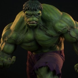 El Increible Hulk Premium Format Sideshow Marvel Exclusive-JuguetesMeteorito-El Increible Hulk Premium Forma