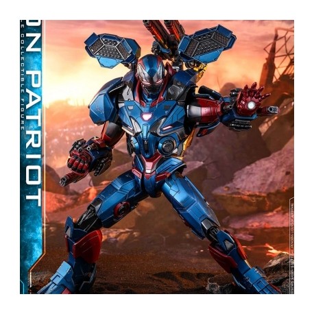 Iron Patriot - Avengers: Endgame Diecast ( Scale 1:6 ) By Hot Toys-JuguetesMeteorito-Iron Patriot - Avengers: Endgam
