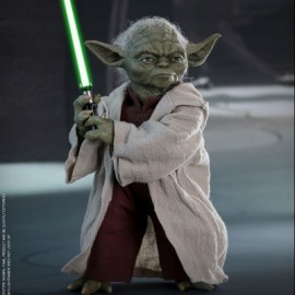 Yoda Star Wars Ataque de los Clones Hot Toys 1/6-JuguetesMeteorito-Yoda Star Wars Ataque de los Cl