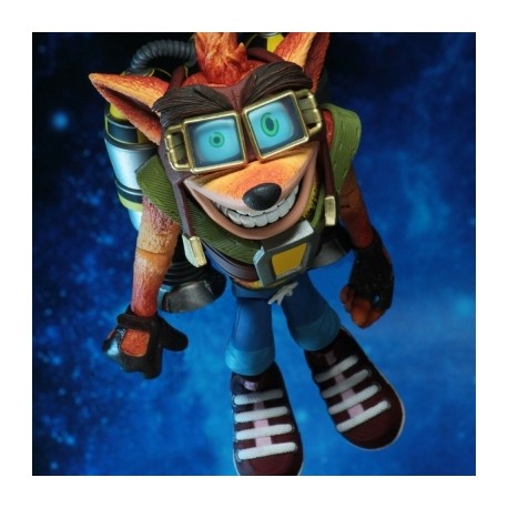 Crash Bandicoot - 7 Inch Action Fig - Jetpack Crash NECA-JuguetesMeteorito-Crash Bandicoot - 7 Inch Action