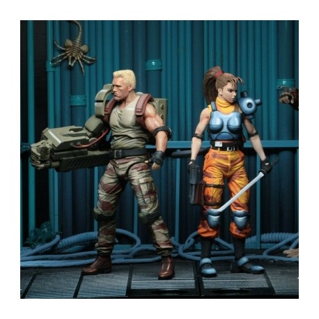 Dutch & Lin 7¨2 Pack de Alien vs Predator Arcade Game Dutch por Neca-JuguetesMeteorito-Dutch & Lin 7¨2 Pack de Alien v