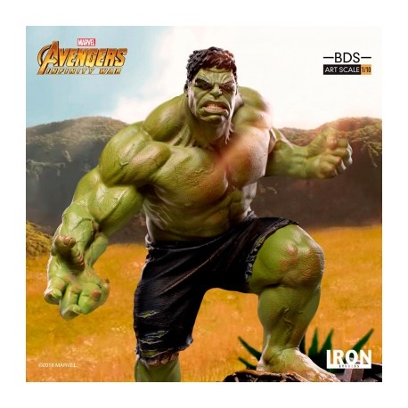Hulk de Avengers: Infinity War por Iron Studios-JuguetesMeteorito-Hulk de Avengers: Infinity War 