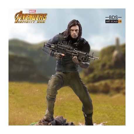 Winter Soldier de Avengers: Infinity War por Iron Studios-JuguetesMeteorito-Winter Soldier de Avengers: Inf