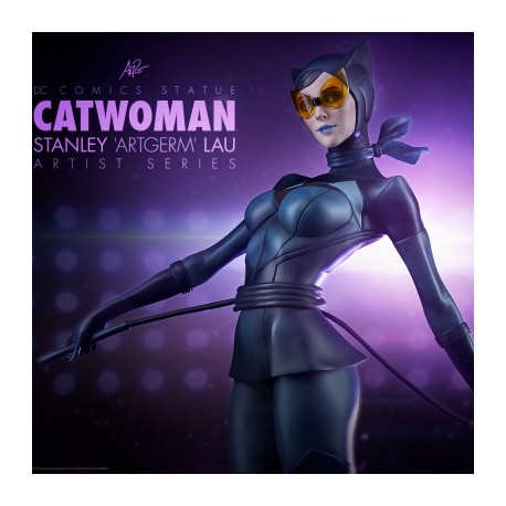 Catwoman - Stan Lau - Estatua DC Sideshow Collector Edition-JuguetesMeteorito-Catwoman - Stan Lau - Estatua D