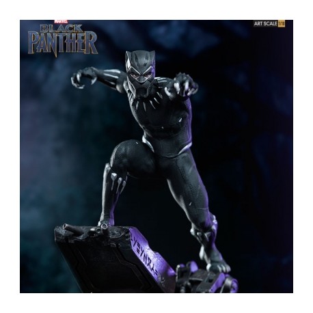 Black Panther de la pelicula Pantera Negra de Marvel por Iron Studios 1:10-JuguetesMeteorito-Black Panther de la pelicula Pa