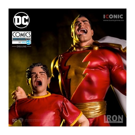 Shazam de DC Comics por Iron Studios-JuguetesMeteorito-Shazam de DC Comics por Iron St