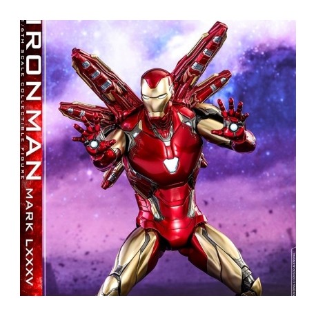 Iron Man Mark LXXXV Avengers Endgame Marvel por Hot Toys-JuguetesMeteorito-Iron Man Mark LXXXV Avengers En