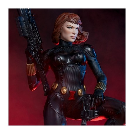 Black Widow Comic Premium Format Marvel Sideshow-JuguetesMeteorito-Black Widow Comic Premium Forma