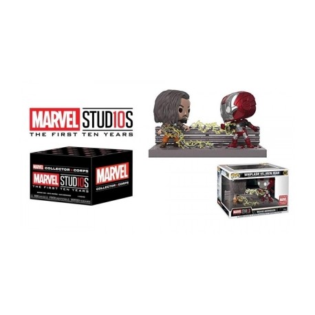 Marvel Collector Corps Iron Man VS Whiplash Funko Pop-JuguetesMeteorito-Marvel Collector Corps Iron Man