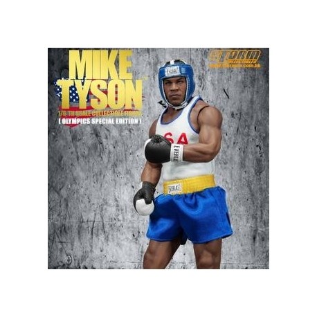 Mike Tyson - Olimpiadas  (Edicion Especial) Escala De 1:6 Por Storm Toys (Bluefin Edition)-JuguetesMeteorito-Mike Tyson - Olimpi