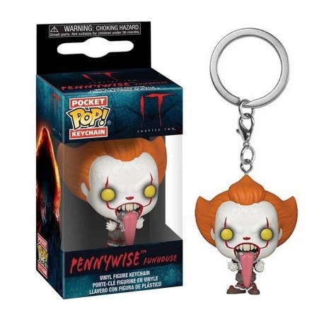 Pennywise Funhouse de IT Chapter 2 Pocket Pop! Key Chain-JuguetesMeteorito-Pennywise Funhouse de IT Chapte