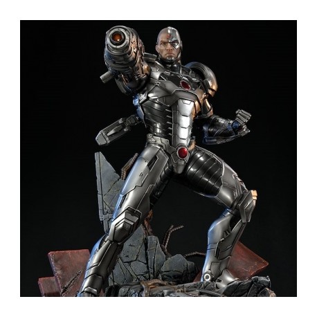 Cyborg DC Justice League New 52 de Prime 1 Collector Edition Sideshow-JuguetesMeteorito-Cyborg DC Justice League New 52