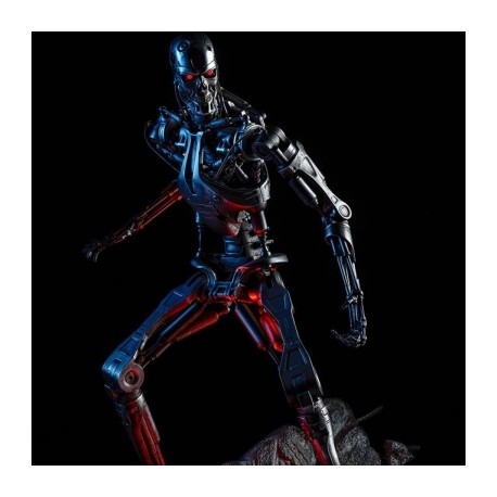 Terminator T-800 Endoskeleton Maquette Por Sideshow (Collector Edition)-JuguetesMeteorito-Terminator T-800 Endoskeleton M
