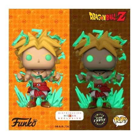 Broly Super Saiyan 2 ( Exclusivo + Chase) Dragon Ball Z  Por ¡Funko Pop!-JuguetesMeteorito-Broly Super Saiyan 2 ( Exclusiv
