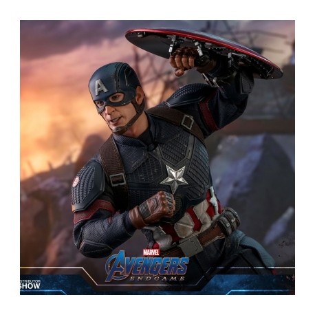 Capitan America de Avengers: EndGame - Marvel  por Hot Toys-JuguetesMeteorito-Capitan America de Avengers: En