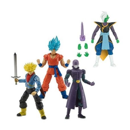 Trunks, Goku y Hit de Dragon Ball Stars Wave 3 Set por Bandai-JuguetesMeteorito-Trunks, Goku y Hit de Dragon Ba