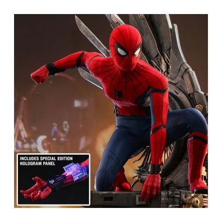 Spider-Man Homecoming Deluxe 1:4 Hot Toys Edición Exclusiva-JuguetesMeteorito-Spider-Man Homecoming Deluxe 1: