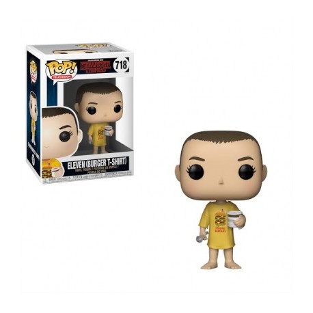 Eleven (Burger T-Shirt): Stranger Things (Season 2) - Funko Pop! Figura De Vinilo-JuguetesMeteorito-Eleven (Burger T-Shirt): Str