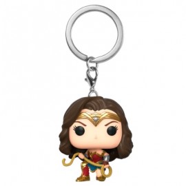 Wonder Woman With Lasso: Wonder Woman 84 Pocket Pop! KeyChain-JuguetesMeteorito-Wonder Woman With Lasso: Wonder