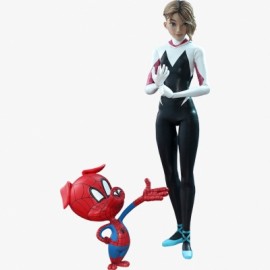 Spider-Gwen de Spider-Man: Into the Spider-Verse Escala 1:6 Hot Toys-JuguetesMeteorito-Spider-Gwen de Spider-Man: Into
