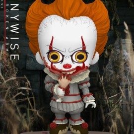 Pennywise with Broken Arm: Cosbaby Series - IT: Chapter Two By Hot Toys-JuguetesMeteorito-Pennywise with Broken Arm: Cosb