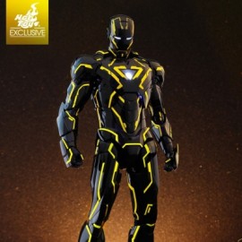 Iron Man Neon Tech 2.0 Diecast Exclusiva SDCC 2019 Marvel 1:6 Hot Toys-JuguetesMeteorito-Iron Man Neon Tech 2.0 Diecast 