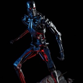 Terminator T-800 Endoskeleton Maquette Por Sideshow (Collector Edition)-JuguetesMeteorito-Terminator T-800 Endoskeleton M
