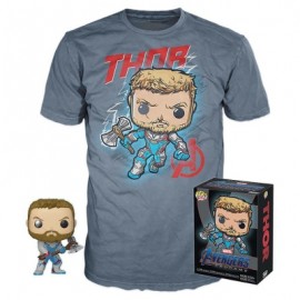 Pop! & Tee: Avengers: Endgame - Thor-JuguetesMeteorito-Pop! & Tee: Avengers: Endgame -